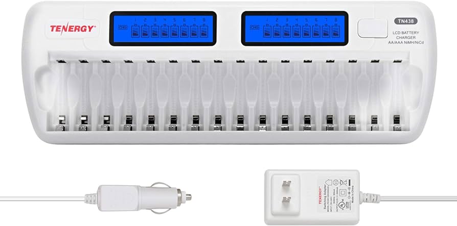 Chargeur de batterie rechargeable intelligent Tenergy