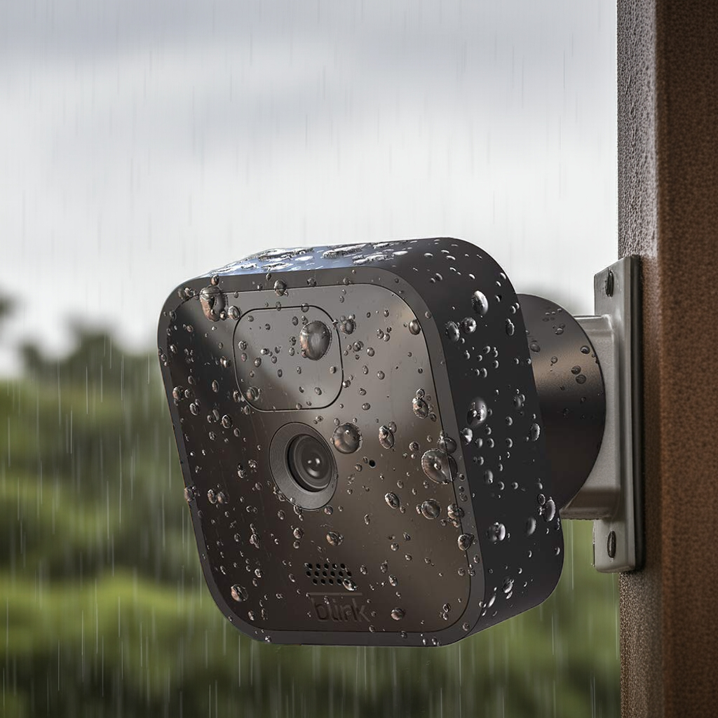 Blink Outdoor - Caméra de sécurité HD sans fil et résistante aux intempéries