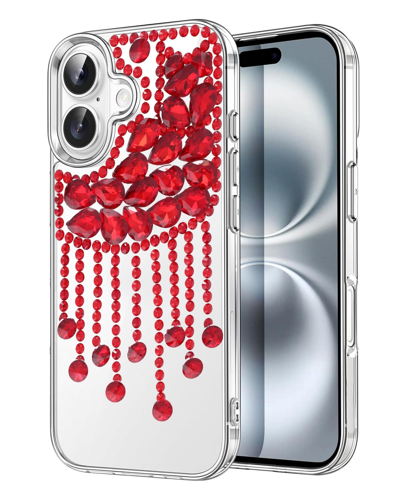 Luxury Diamond Pendant Tassel Crystal Case for iPhone 17