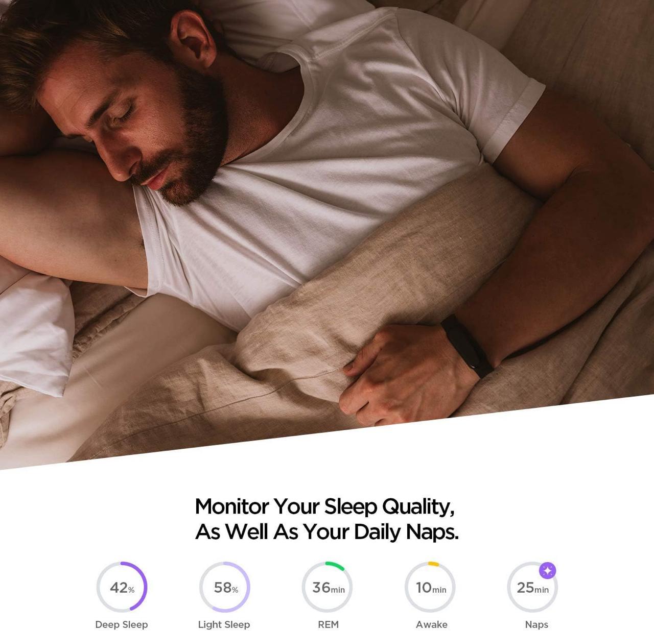 Amazfit - Bracelet connecté Band 5 en polycarbonate 29,9 mm