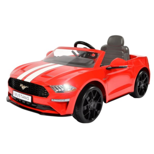 Véhicule porteur alimenté par batterie Rollplay 6 V pour Ford Mustang - Rouge