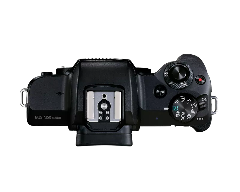 Canon - EOS M50 Mark II EF-M 15-45mm f/3.5-6.3 & 55-200mm f/4.5-6.3 IS STM Bundle Black