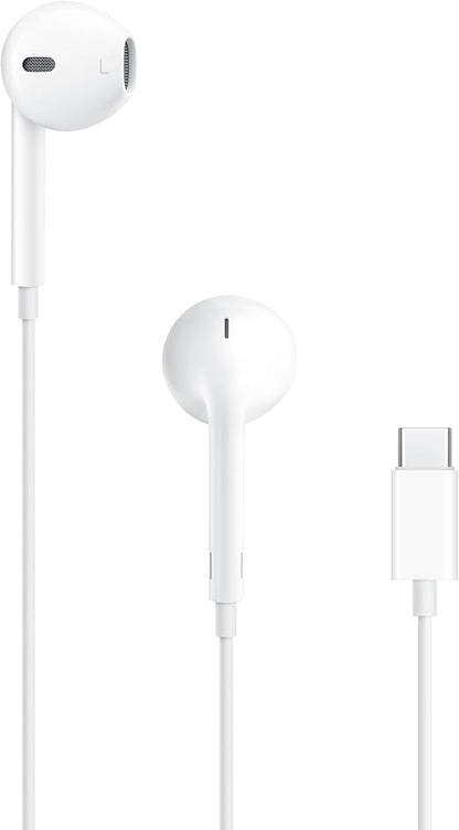 Apple EarPods écouteurs na fiche ya 3,5mm, ba papilles d'oreilles filés na télécommande intégré pona ko contrôler musique, ba appels téléphoniques, na volume