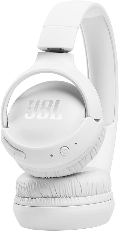 JBL Tune 510BT - Bluetooth headphones with up to 40 hours battery, microphone for call, foldable and comfortable, Android and iOs compatible