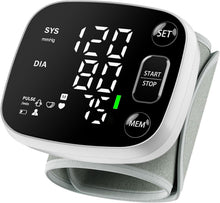 Wrist Blood Pressure Monitor, FDA Cleared Rechargeable BP Machine