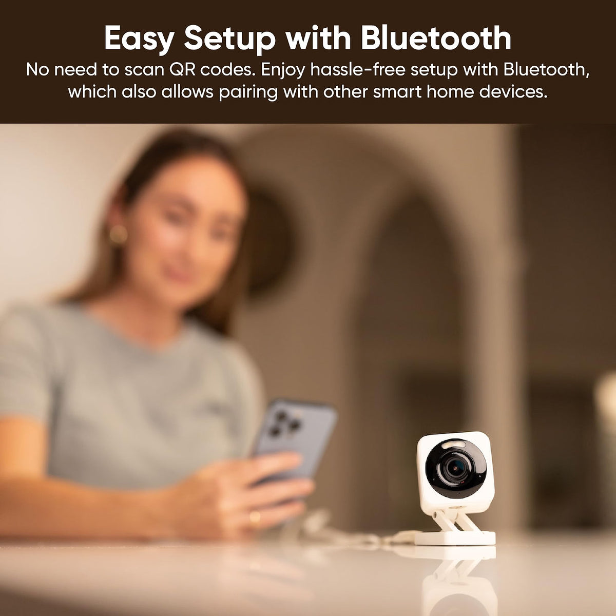 Wyze Cam v4 2.5K AI Indoor/Outdoor Security Camera with 24/7 Continuous Recording, Color Night Vision, Home, Baby & Pet Monitor, No Subscription Required