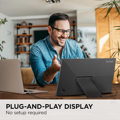 ViewSonic VA1653 16 Inch 1080p Portable Monitor, FHD IPS External Screen