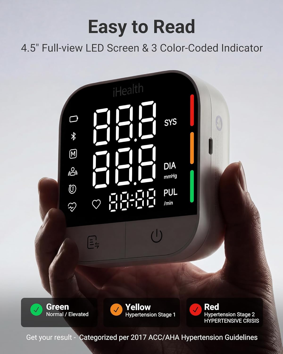 iHealth Track Pro Upper Arm Blood Pressure Monitor for Home Use