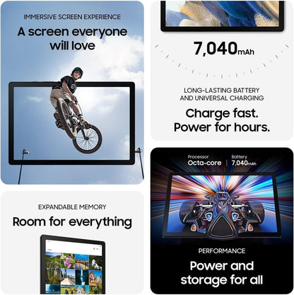 Samsung Galaxy Tab A8 10.5” 64GB Android Tablet, LCD Screen, Kids Content, Smart Switch, Expandable Memory, Long Lasting Battery, Fast Charging, US Version