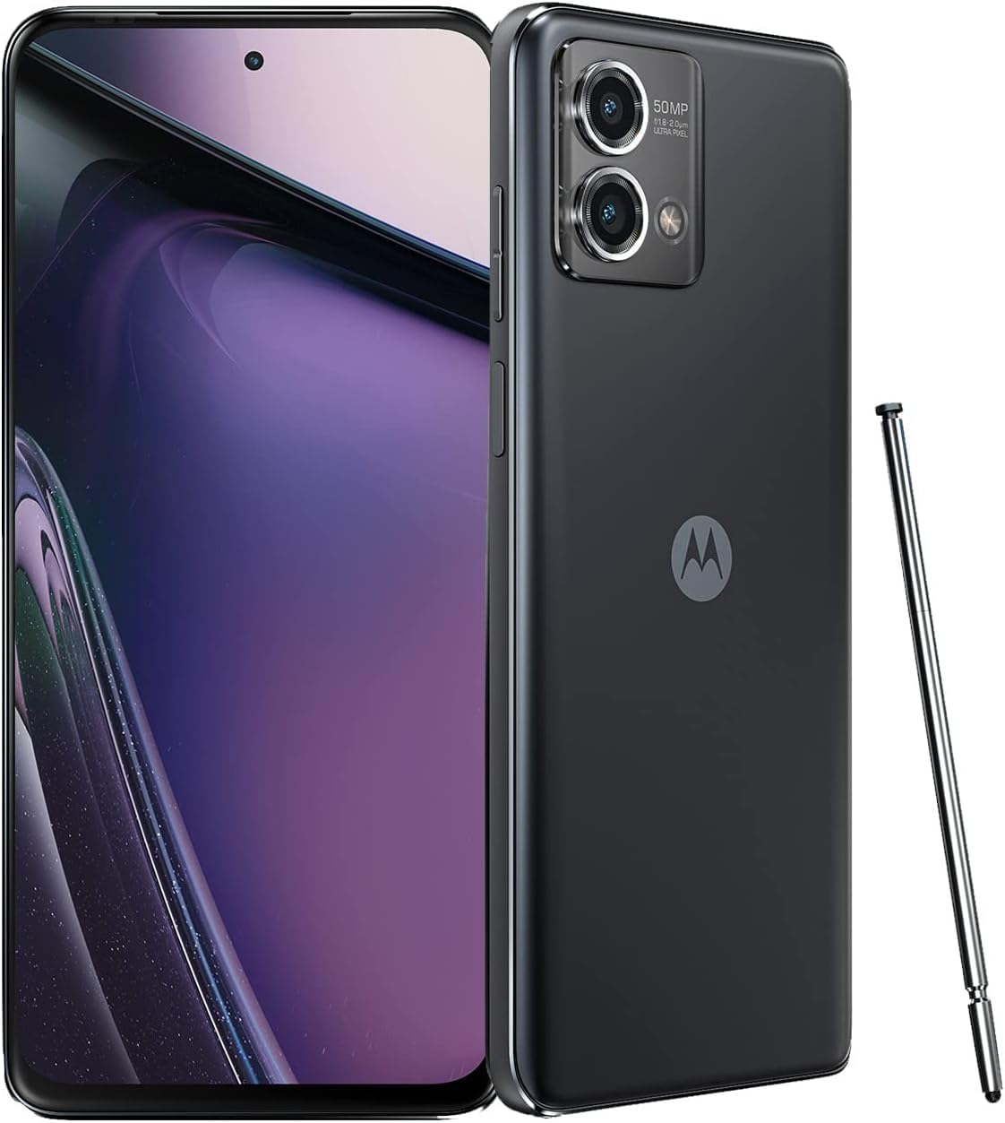 Moto G Stylus 5G | 2023 | Débloqué | Conçu pour les États-Unis | 4 Go/128 Go | Appareil photo 50 Mpx | Noir cosmique