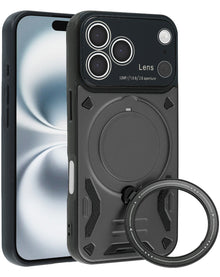 Étui de téléphone antichoc avec anneau de maintien pour iPhone 17 Pro 