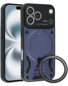 Étui de téléphone antichoc avec anneau de maintien pour iPhone 17 Pro 