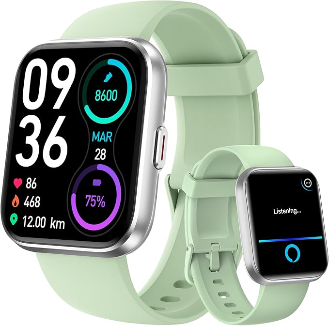 Montres intelligentes RY67 pour hommes et femmes, montre de fitness avec moniteur de fréquence cardiaque/SpO2/sommeil, podomètre, étanchéité IP68 pour montres iPhone Android