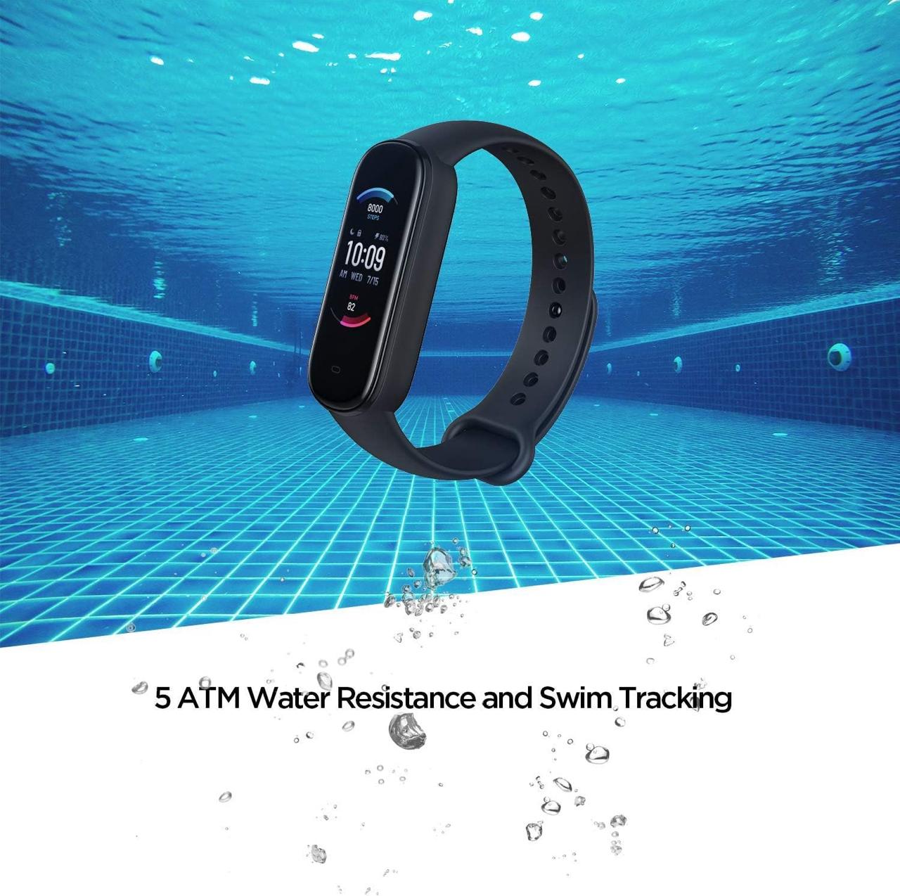 Amazfit - Bande 5 Tracker ya Fitness Polycarbonate 29,9mm