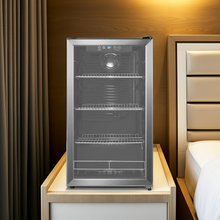 Insignia™ 115‑Can Stainless Steel Beverage Cooler with Glass Door-Stainless Steel