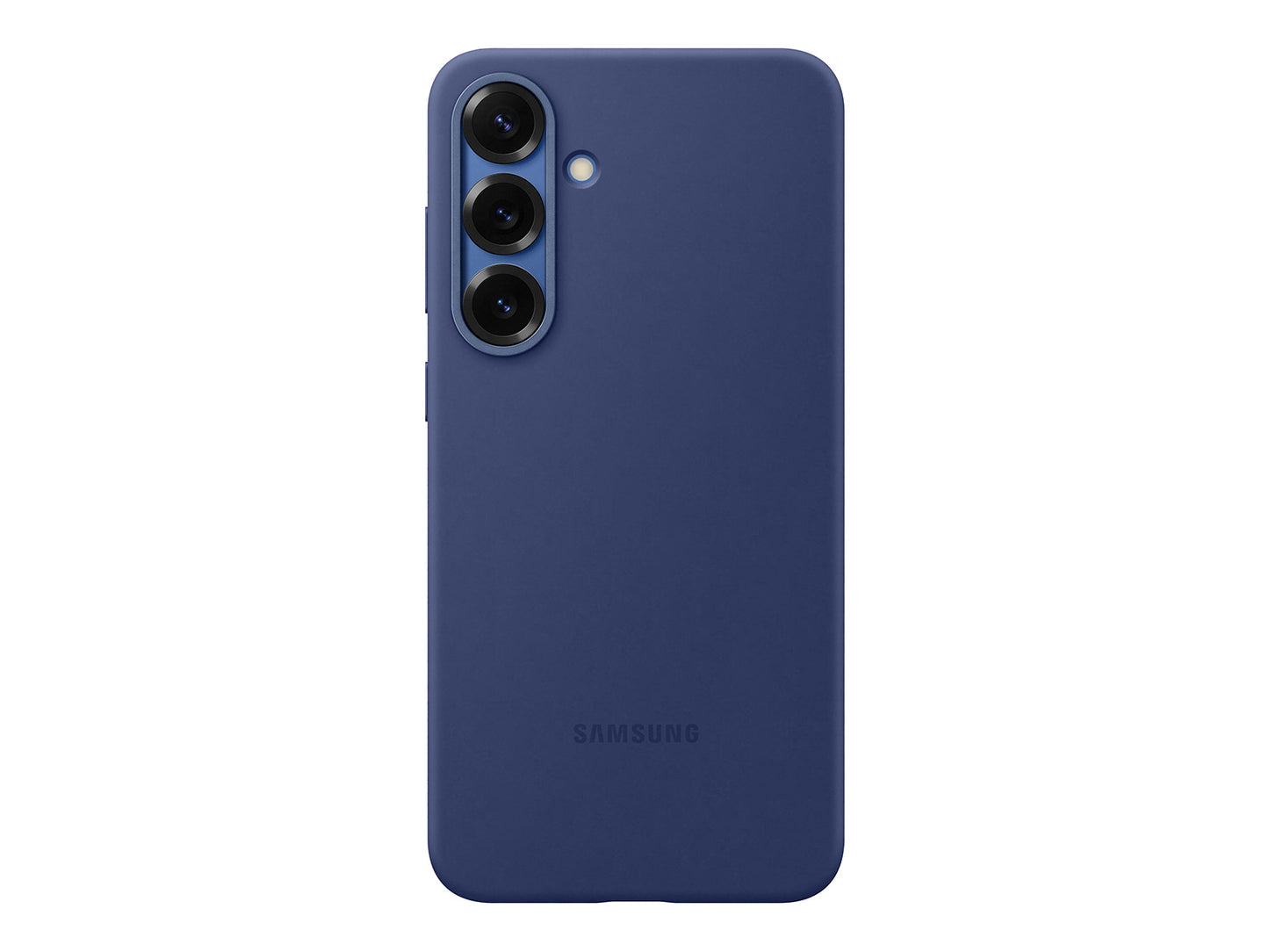 Coque en silicone bleue pour Samsung Galaxy S25+