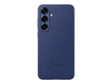 Coque en silicone bleue pour Samsung Galaxy S25+