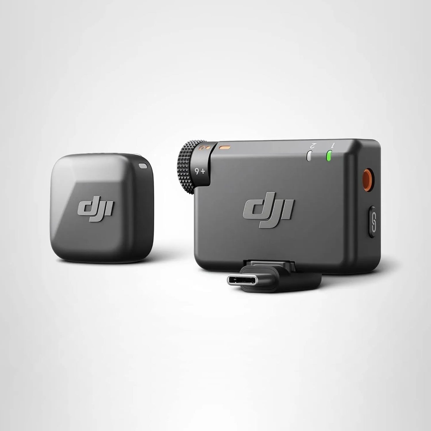 DJI Mic Mini (1 TX + 1 RX), microphone cravate sans fil pour iPhone/appareil photo/Android, ultraléger, son riche en détails, réduction du bruit, limitation automatique, vlog, streaming, portée de 400 m