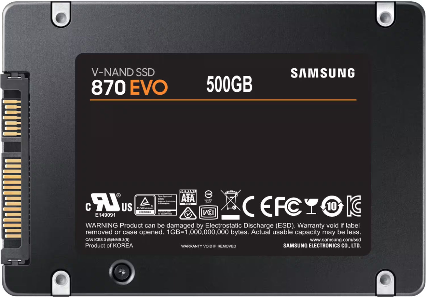 Samsung - 870 EVO 500GB Internal SSD SATA