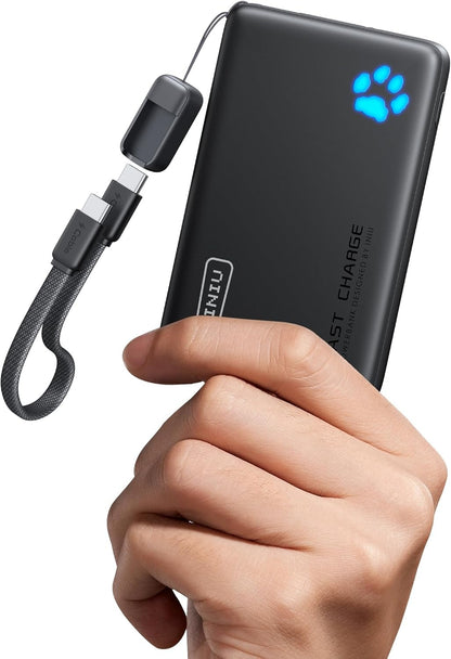 INIU 45W Fast Charging Portable Charger, Smaller 10000mAh Travel Power Bank