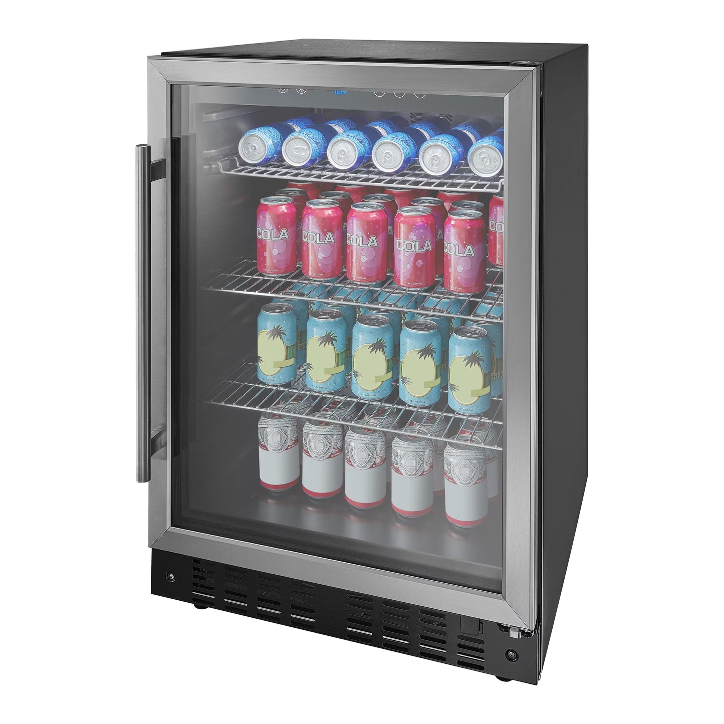 Insignia NS-BC1ZSS9 165-Can Built-In Beverage Cooler Stainless Steel