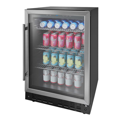 Insignia NS-BC1ZSS9 165-Can Built-In Beverage Cooler Stainless Steel