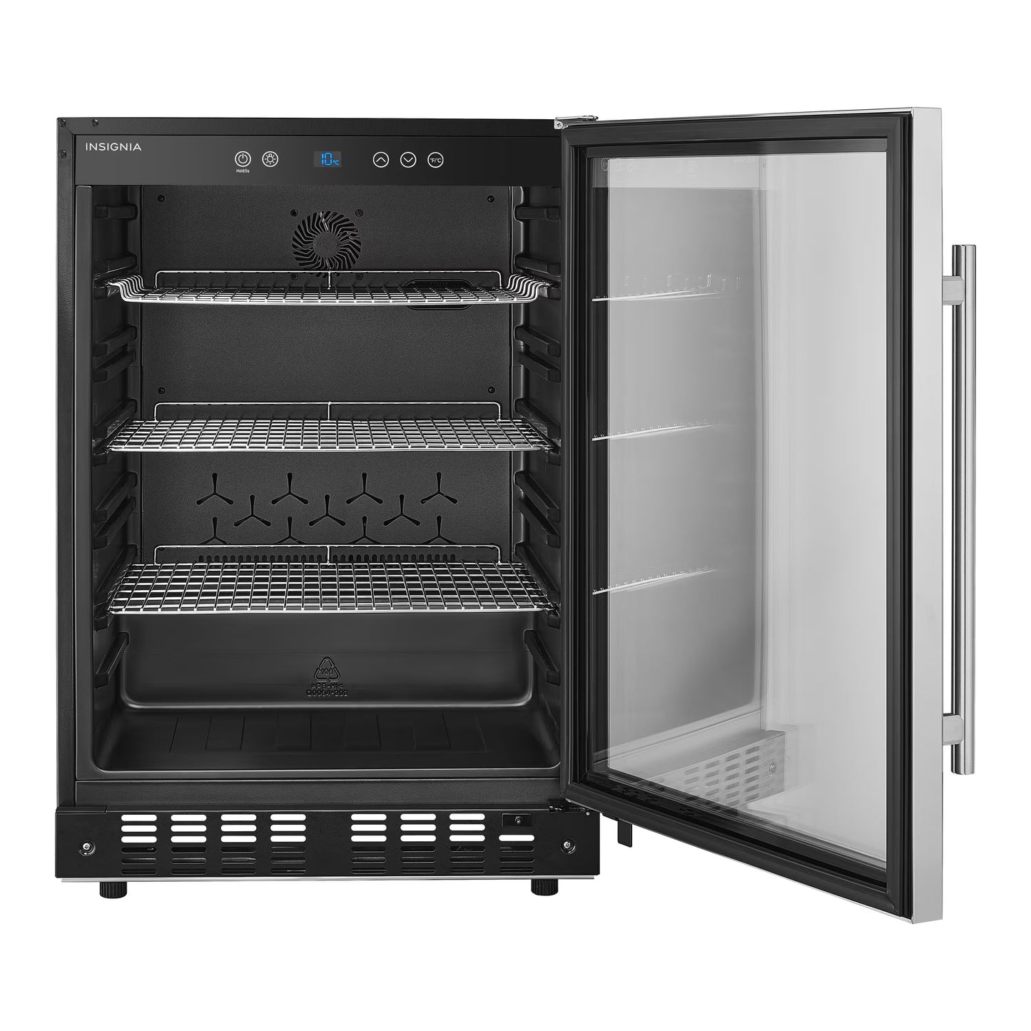 Insignia NS-BC1ZSS9 165-Can Built-In Beverage Cooler Stainless Steel