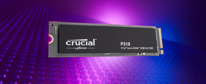 Crucial P310 500GB&nbsp;Internal SSD, PCIe Gen4 NVMe M.2 2280, Up to 6,600MB/s, for Laptop, Desktop (PC), &amp; Handheld Gaming Consoles, Includes Acronis Data Recovery Software, Solid State Drive