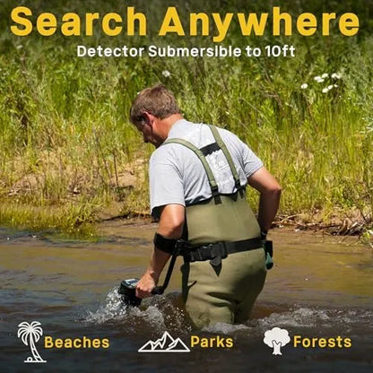 Garrett A.T. Gold - Made in The USA - Waterproof Gold Metal Detector for serious Gold Prospectors