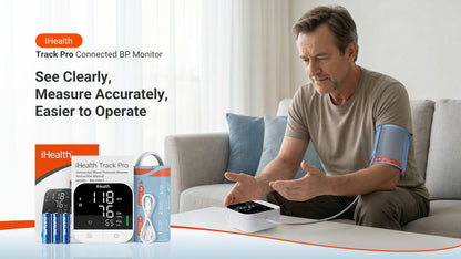 iHealth Track Pro Upper Arm Blood Pressure Monitor for Home Use