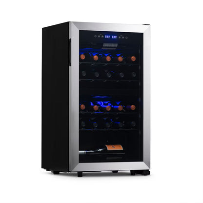 Insignia™ 115‑Can Stainless Steel Beverage Cooler with Glass Door-Stainless Steel
