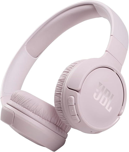 JBL Tune 510BT - Bluetooth headphones with up to 40 hours battery, microphone for call, foldable and comfortable, Android and iOs compatible