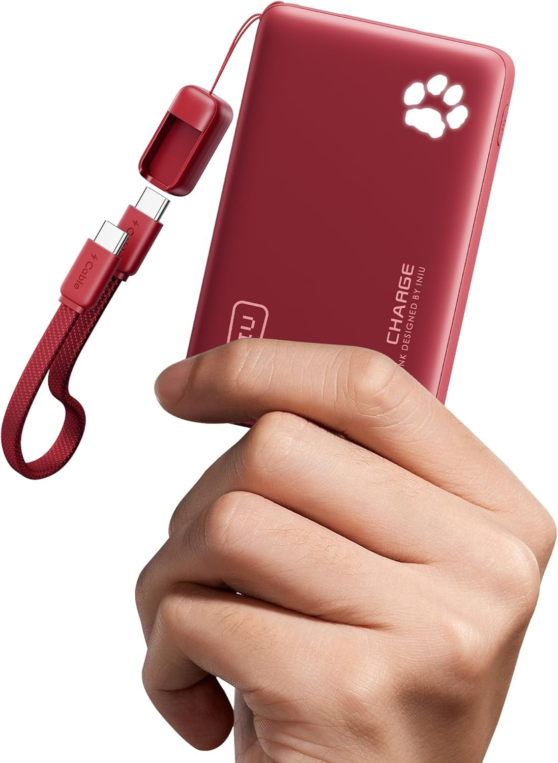 INIU 45W Fast Charging Portable Charger, Smaller 10000mAh Travel Power Bank