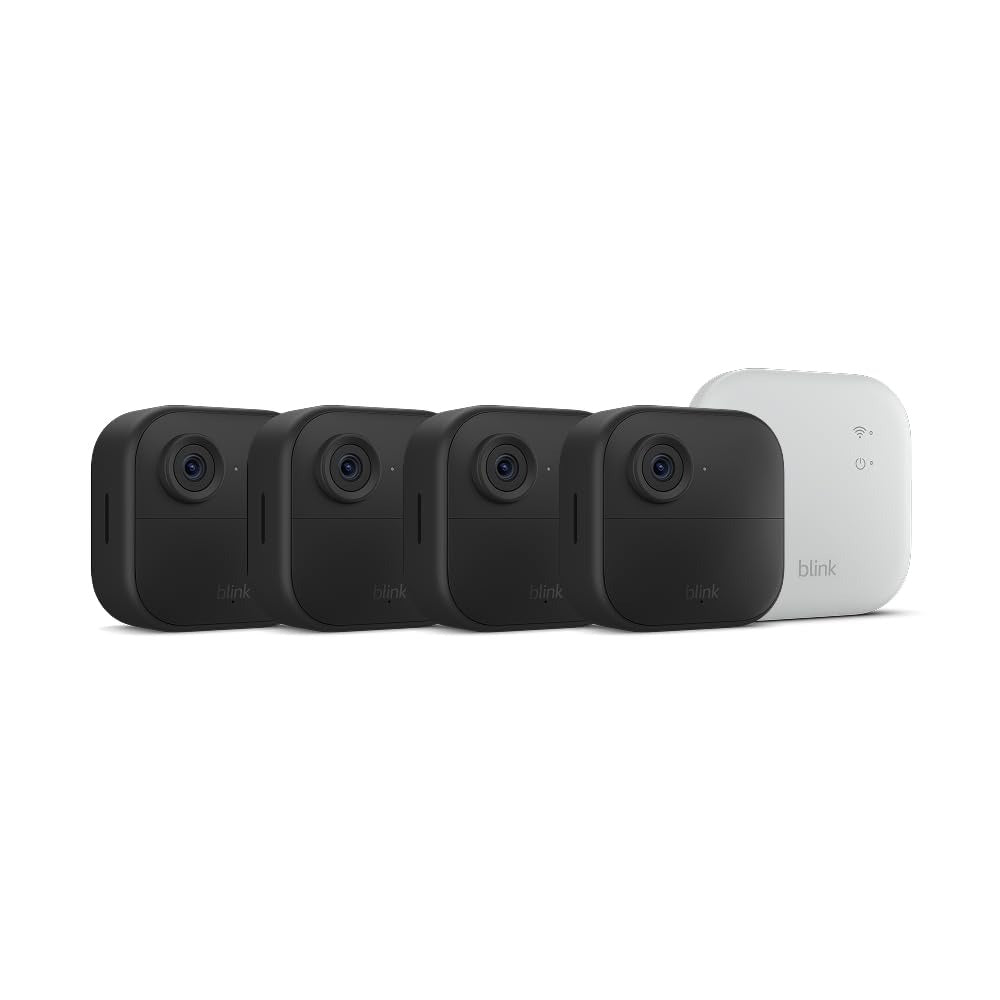 Blink - Outdoor 4 XR – Wireless smart security camera, two-year battery life, 1080p HD. Sync Module Core included