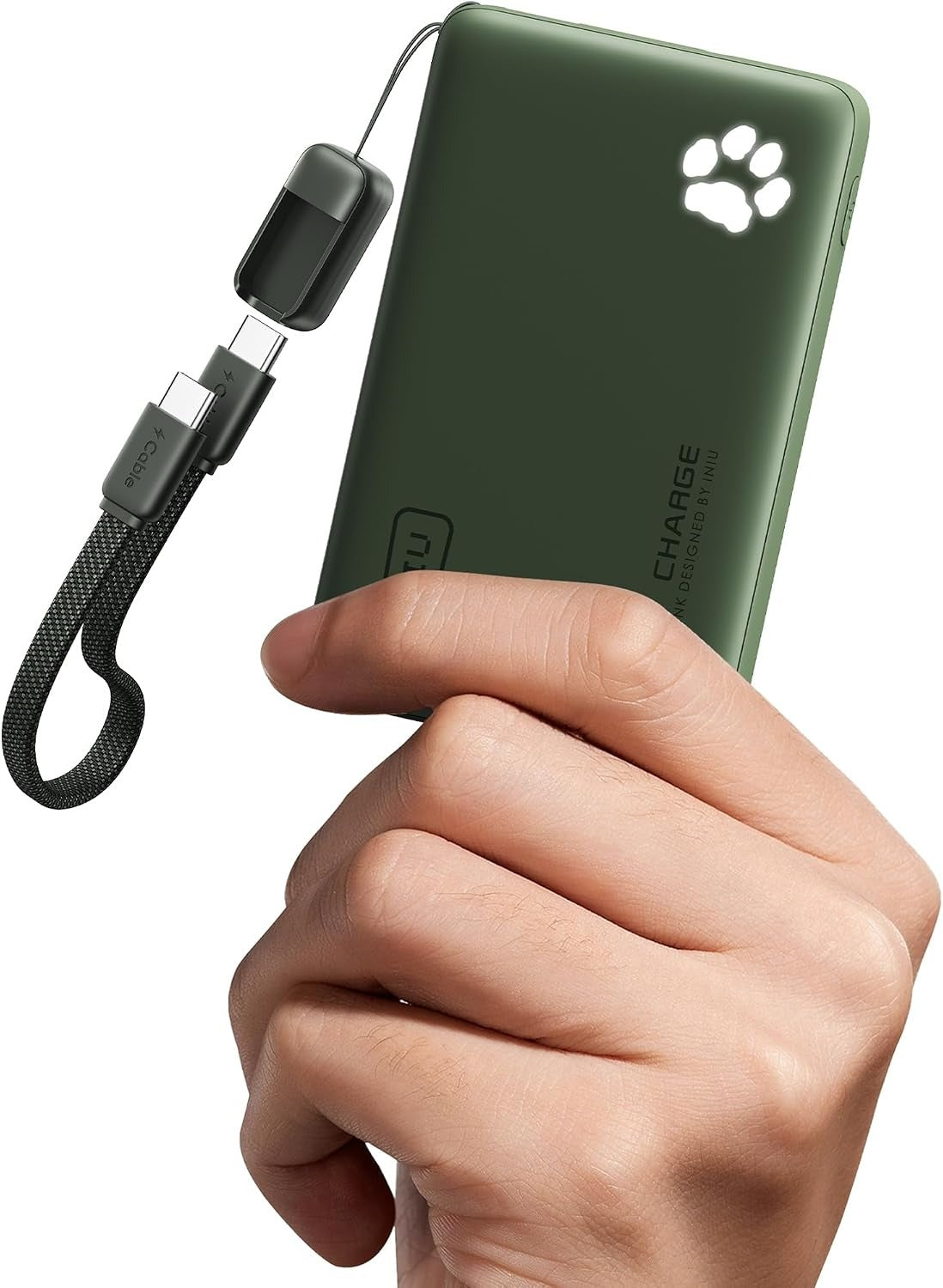 INIU 45W Fast Charging Portable Charger, Smaller 10000mAh Travel Power Bank