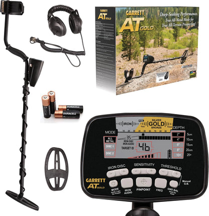 Garrett A.T. Gold - Made in The USA - Waterproof Gold Metal Detector for serious Gold Prospectors