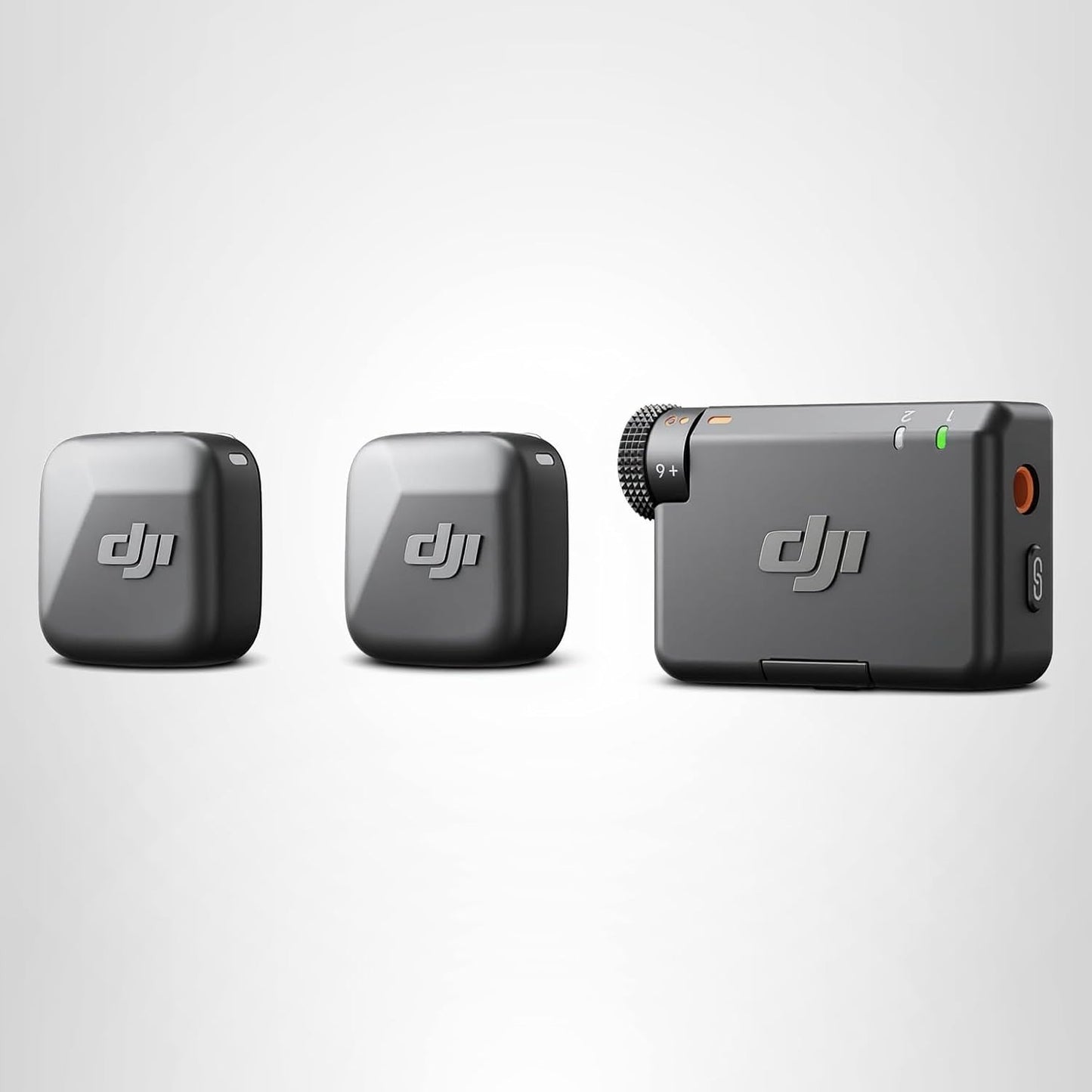 DJI Mic Mini (2 TX + 1 RX), son riche en détails, microphone cravate sans fil pour caméra/Android, vlog à deux, production en équipe