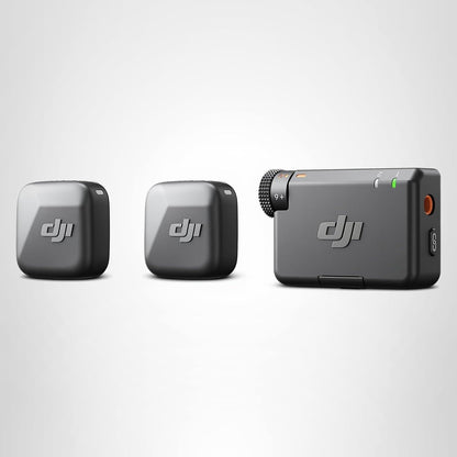 DJI Mic Mini (2 TX + 1 RX), son riche en détails, microphone cravate sans fil pour caméra/Android, vlog à deux, production en équipe