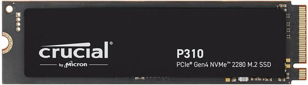 Crucial P310 500GB&nbsp;Internal SSD, PCIe Gen4 NVMe M.2 2280, Up to 6,600MB/s, for Laptop, Desktop (PC), &amp; Handheld Gaming Consoles, Includes Acronis Data Recovery Software, Solid State Drive