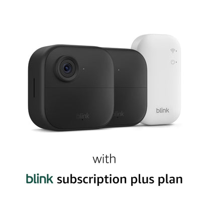 Blink - Outdoor 4 – Wireless smart security camera, two-year battery life, 1080p HD. Sync Module Core included