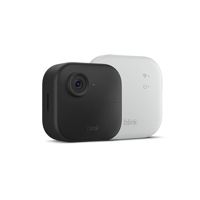 Blink - Outdoor 4 XR – Wireless smart security camera, two-year battery life, 1080p HD. Sync Module Core included