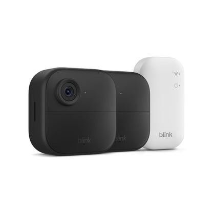 Blink - Outdoor 4 – Wireless smart security camera, two-year battery life, 1080p HD. Sync Module Core included
