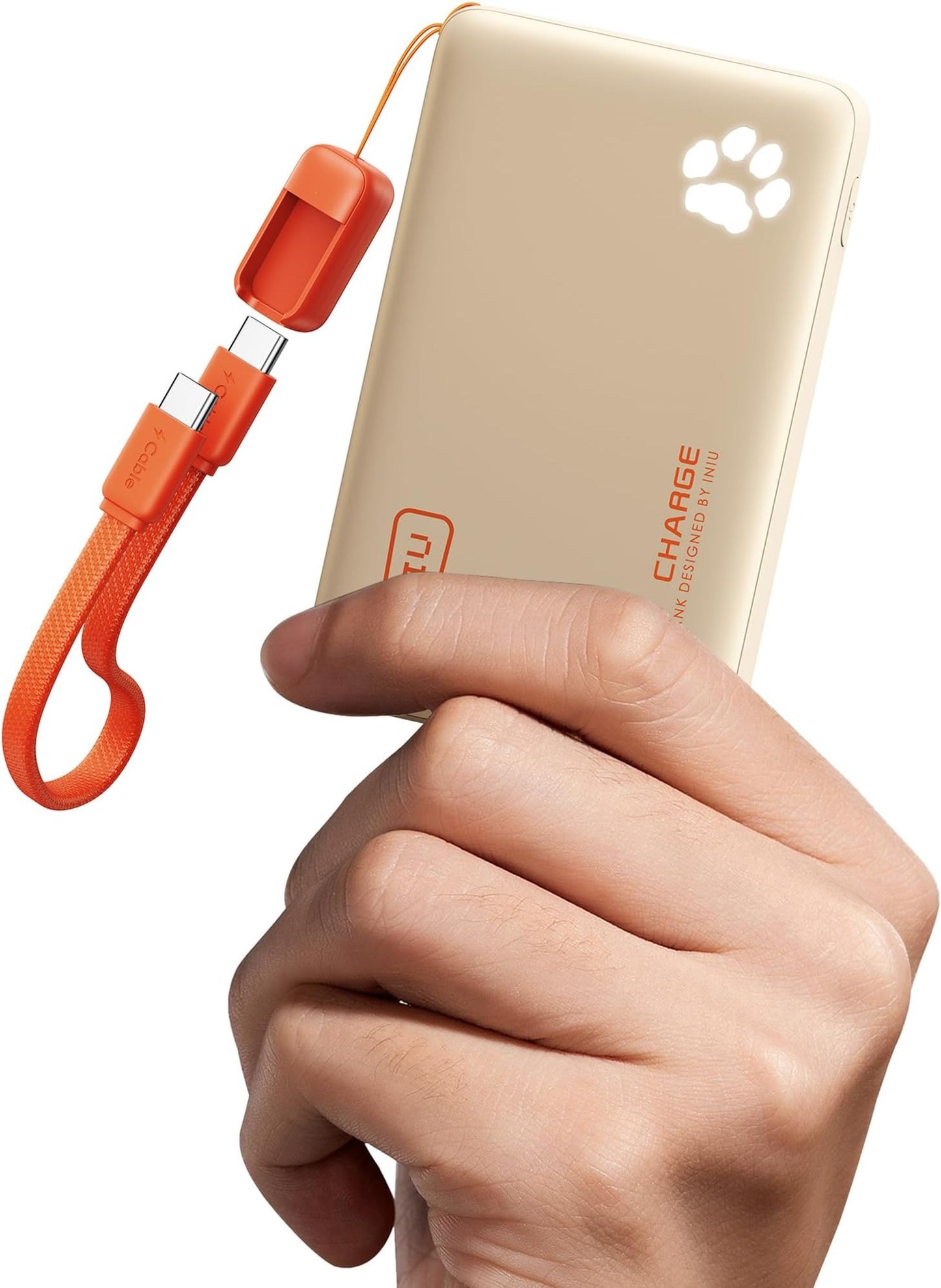 INIU 45W Fast Charging Portable Charger, Smaller 10000mAh Travel Power Bank