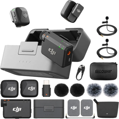 DJI Mic Mini Transmitter (Infinity Black), Ultralight, Wireless Lavalier Microphone for DJI Action 5 Pro/Osmo Pocket 3, Noise Cancelling, Wireless Microphone for Camera/iPhone/Android, Vlog, Streaming