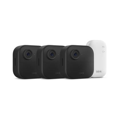 Blink - Outdoor 4 – Wireless smart security camera, two-year battery life, 1080p HD. Sync Module Core included