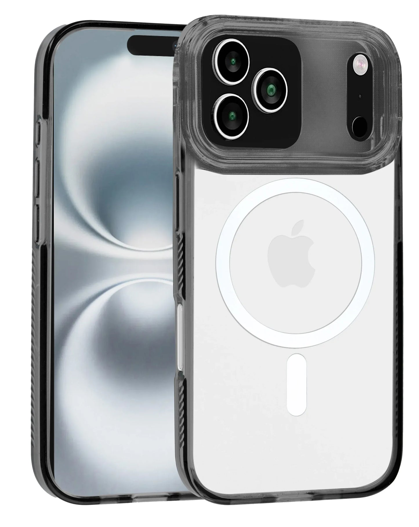 Magnetic Clear Case - BLACK for iPhone 17 Pro Max