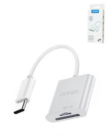Onten USB 2.0 USB-L to SD / microSD / TF Card Reader