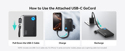 INIU 45W Fast Charging Portable Charger, Smaller 10000mAh Travel Power Bank