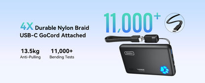 INIU 45W Fast Charging Portable Charger, Smaller 10000mAh Travel Power Bank