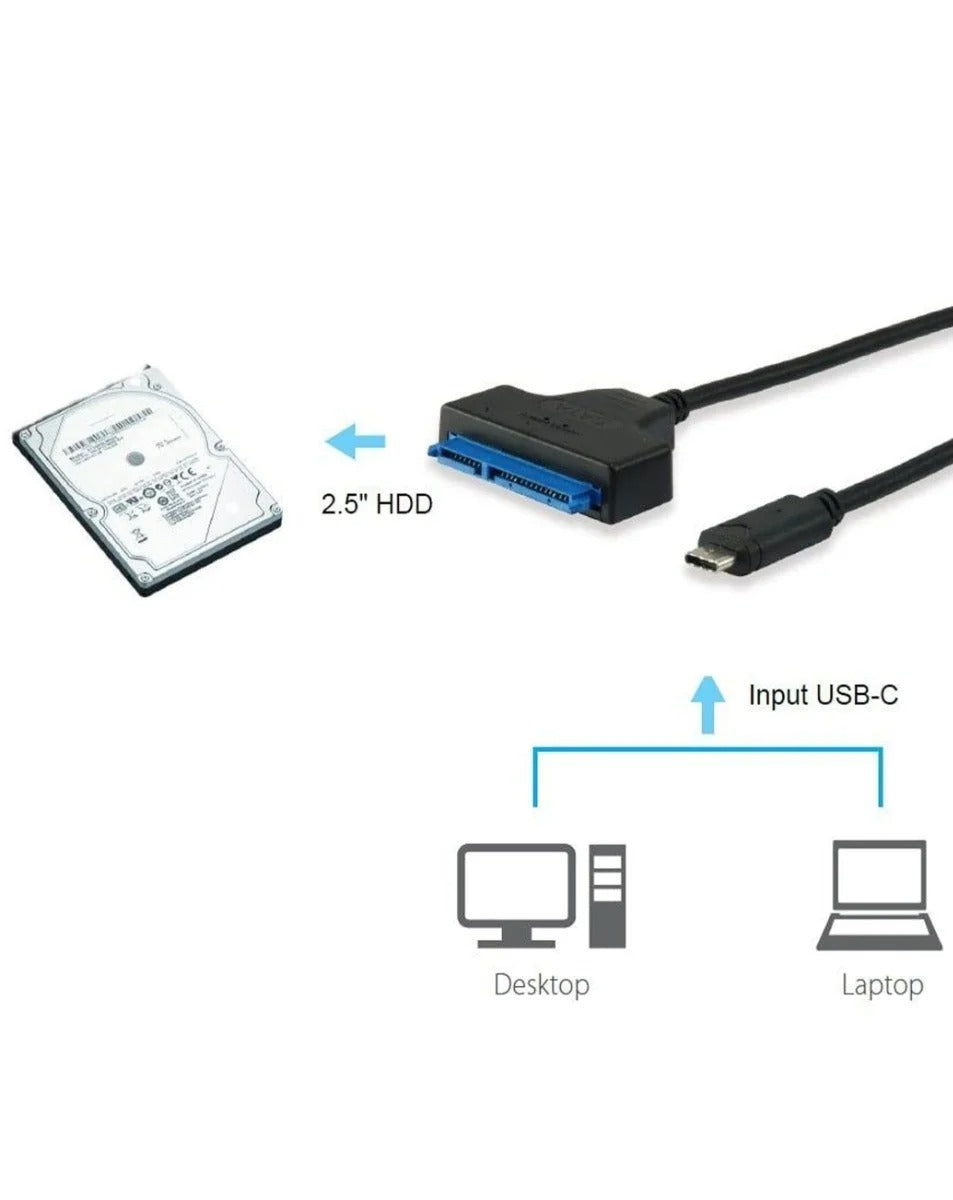 Adaptateur SATA3 avec connecteur USB C USB 3.1